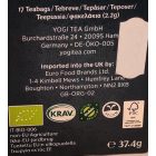 Yogi bio tea fekete chai 17 filter