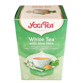 Yogi bio tea fehér tea aloe verával 17 filter