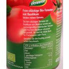 Bio paradicsomkocka bazsalikomos Dennree 400 g