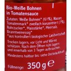 Bio paradicsomos fehérbab Dennree 350g