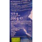 Bio mozzarella sajt Dennree 125g