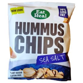 Eat Real Humusz chips, tengeri sós, 45g