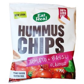 Eat Real Humusz chips paradicsom-bazsalikom, 45 g