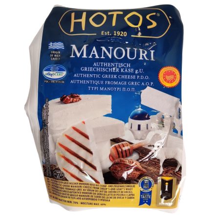 HOTOS MANOURI görög SAJT JUH- ÉS KECSKETEJBŐL 150g
