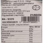 HOTOS MANOURI görög SAJT JUH- ÉS KECSKETEJBŐL 150g
