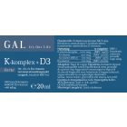 GAL K-KOMPLEX+D3 FORTE 20ml