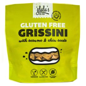 GLULU'S GRISSINI szezám és chia magos 100g