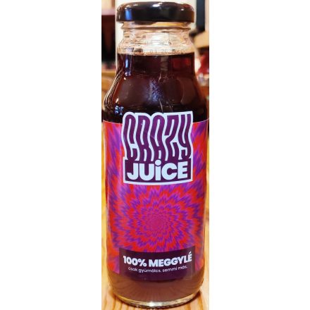 Crazy juice meggylé 300ml