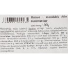 Rozsos-mandulás teasütemény 100g