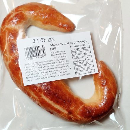 Alakoros mákos pozsonyi kifli - Ballagó 80g