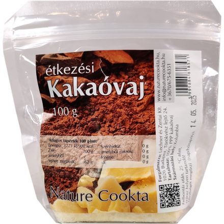 Nature Cookta kakaóvaj étkezési 100g
