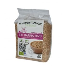 Greenmark bio barnarizs, kerek szemű 500g