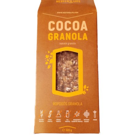 Hesters life granola kakaós granola 320 g