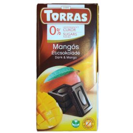 Torras étcsokoládé mangó glutén-, cukorment. 75 g
