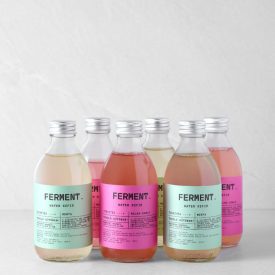 Ferment vízikefir (málna-komló és menta) 6 üveg